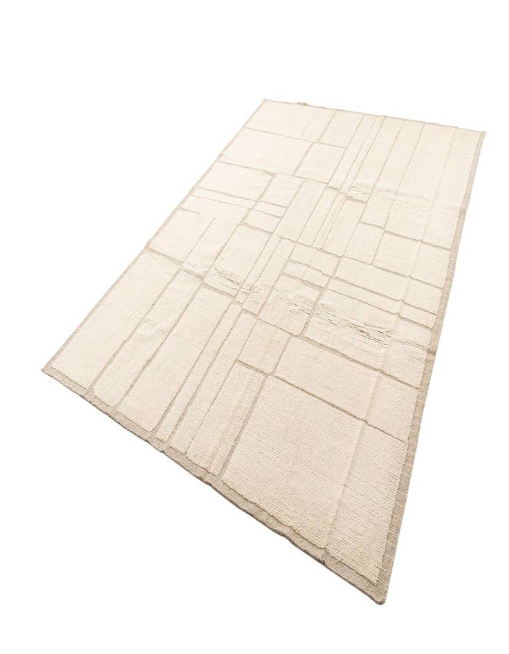 Detail image of 9' 5 x 12' 8  Hand Knotted Beni Marok Rug