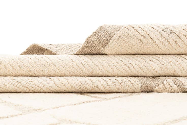 Detail image of 9' 5 x 12' 8 Hand Knotted Beni Marok Rug