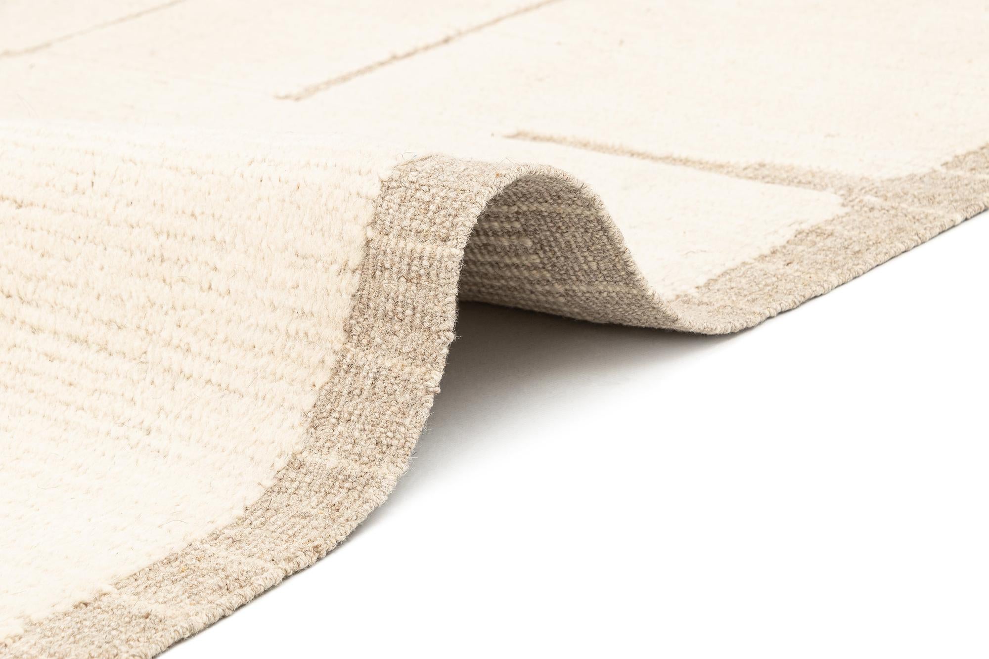 9' 5 x 12' 8 Hand Knotted Beni Marok Rug