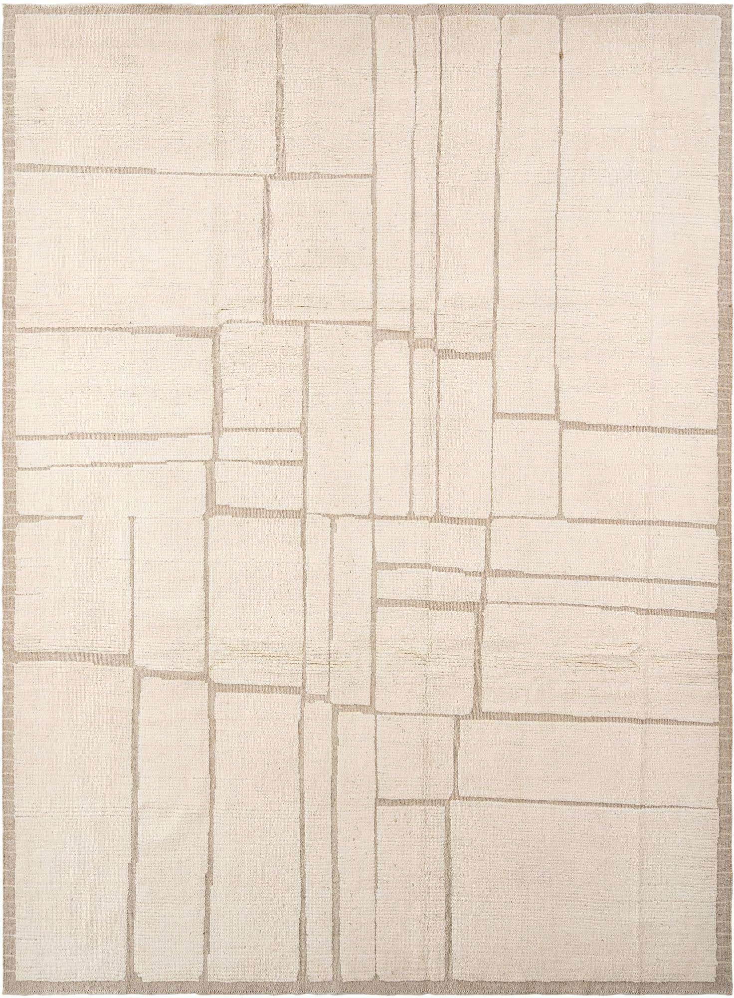 9' 5 x 12' 8 Hand Knotted Beni Marok Rug