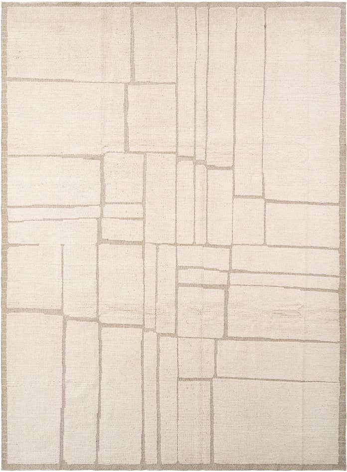 Detail image of 9' 5 x 12' 8 Hand Knotted Beni Marok Rug
