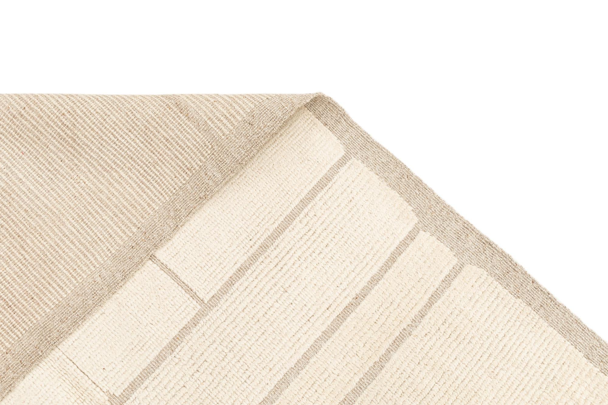 8' x 10' 2 Hand Knotted Beni Marok Rug