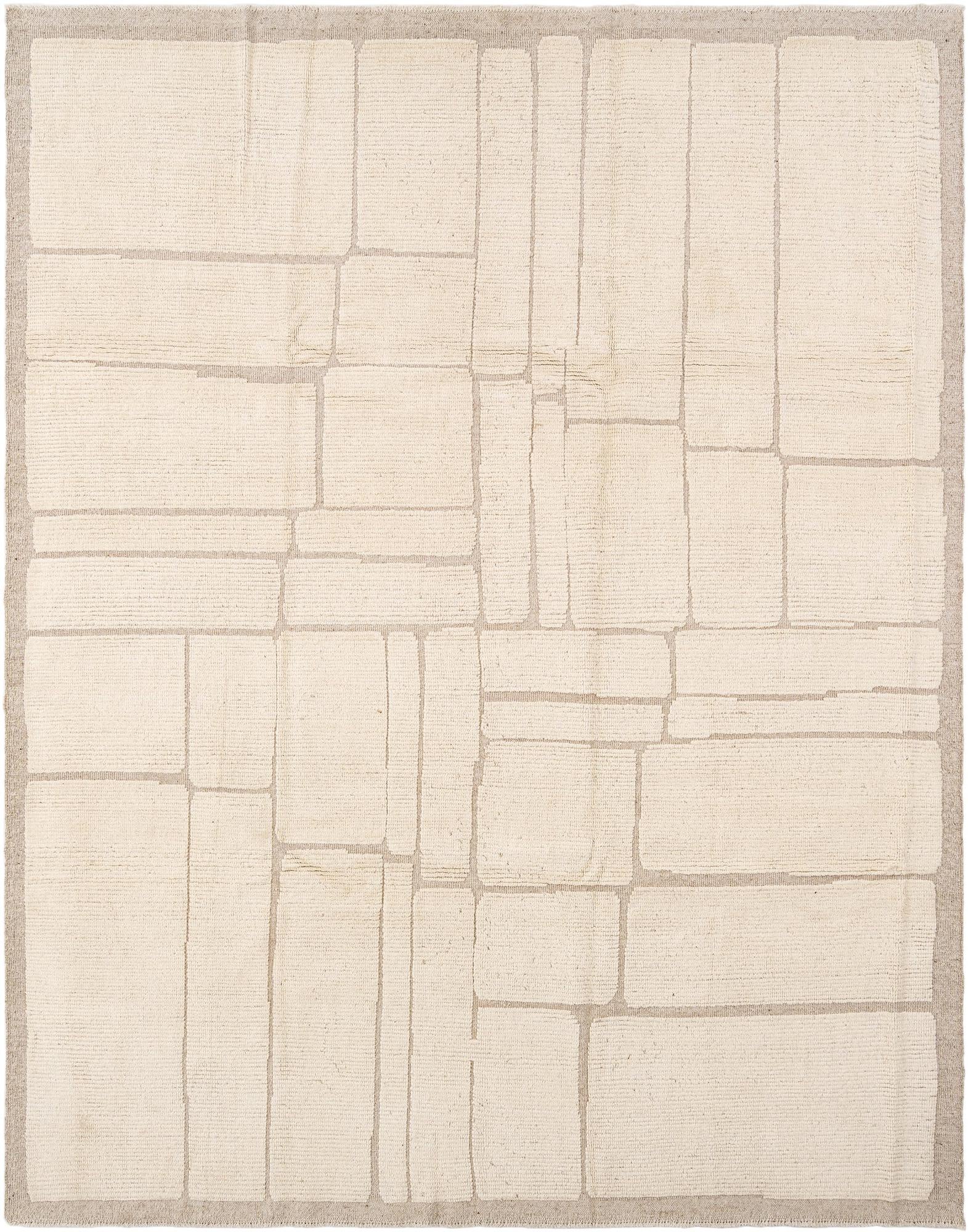 8' x 10' 2 Hand Knotted Beni Marok Rug