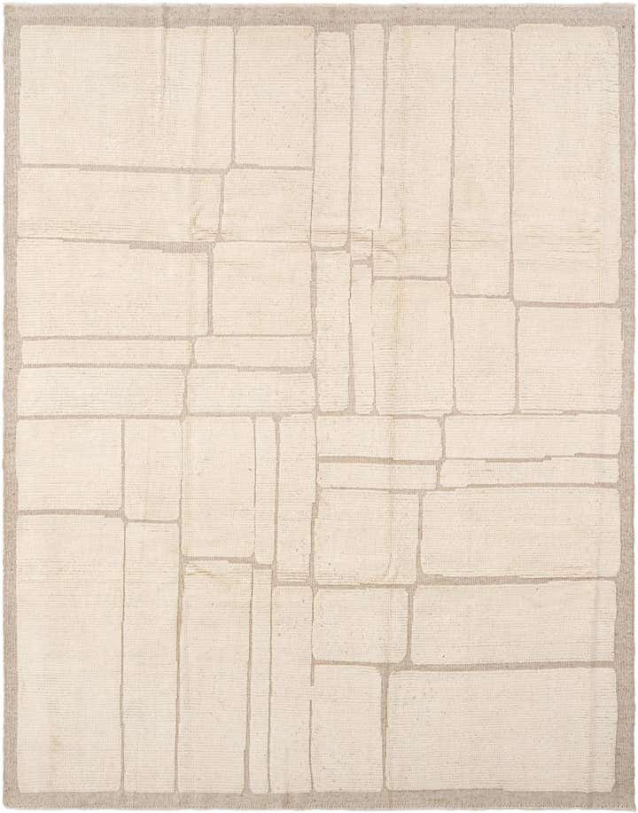 8' x 10' 2 Hand Knotted Beni Marok Rug