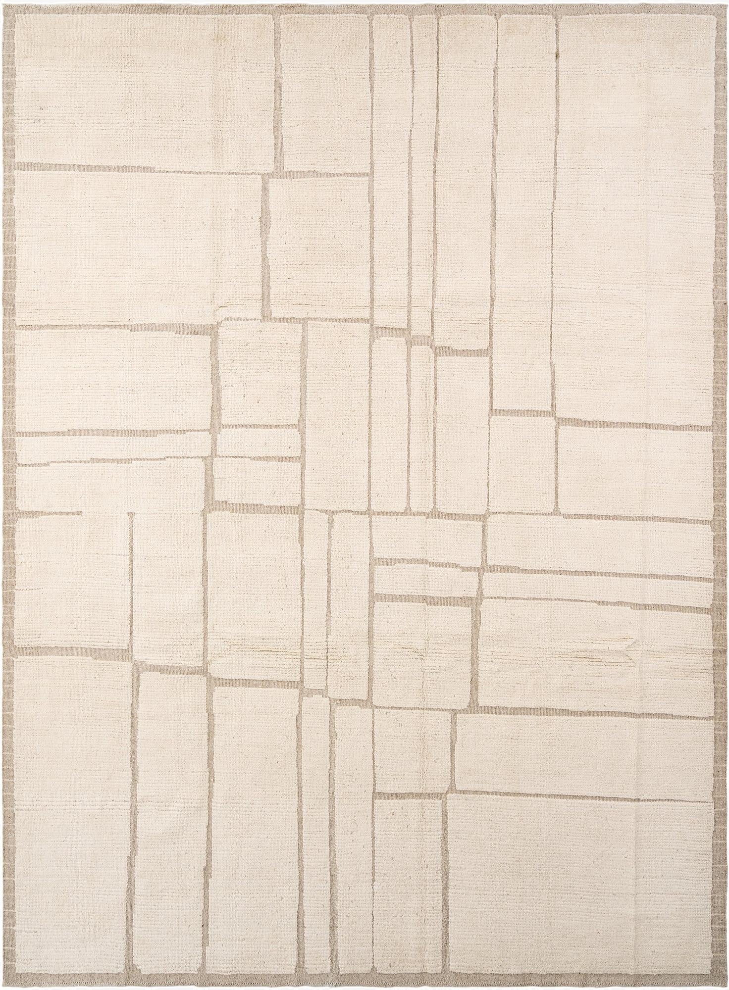 9' 5 x 12' 8  Hand Knotted Beni Marok Rug