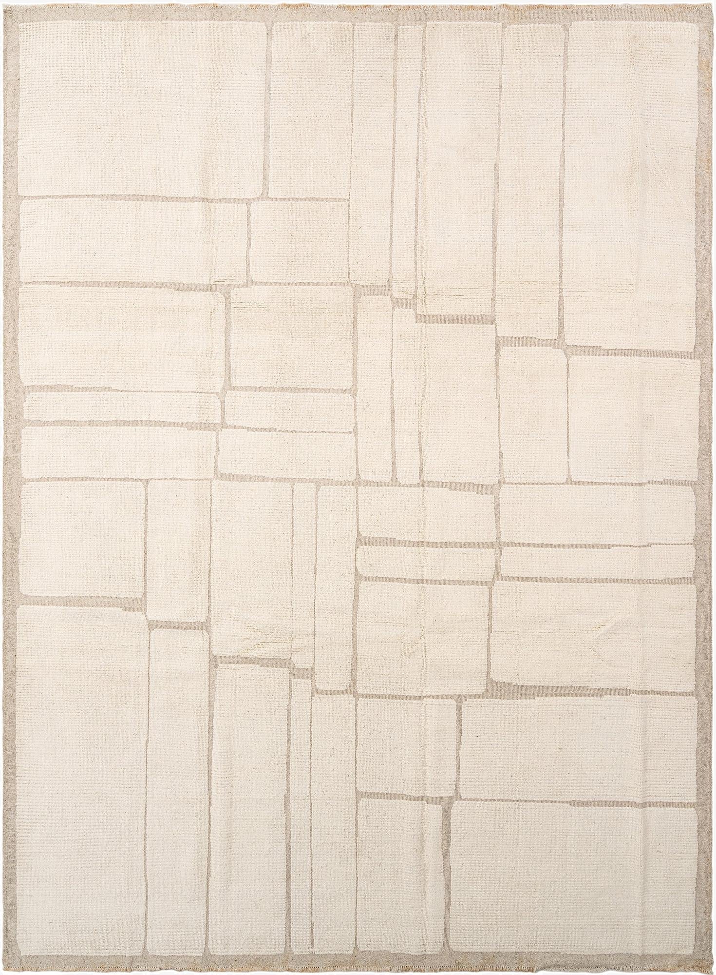 9' x 12' 3  Hand Knotted Beni Marok Rug