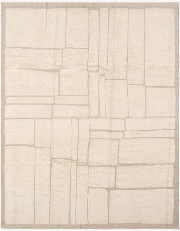 8' x 10' 2 Hand Knotted Beni Marok Rug