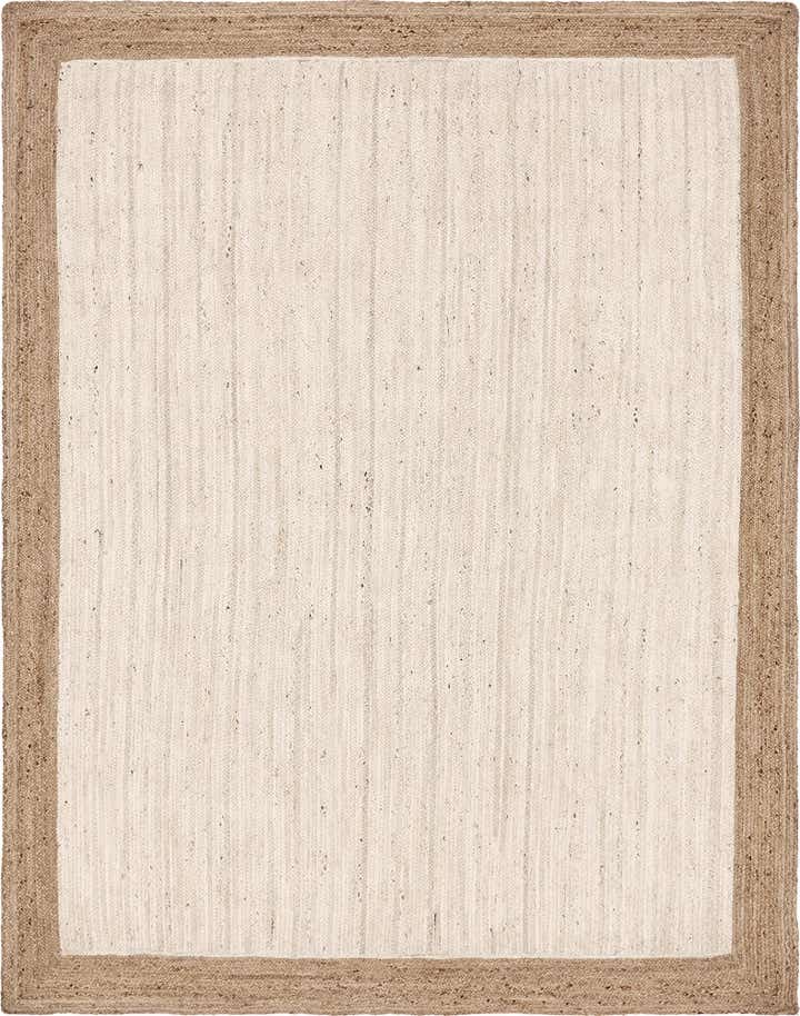 9' x 12' 2 Handmade Braided Jute Rug