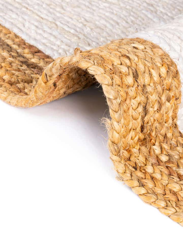 9' x 12' 2 Handmade Braided Jute Rug
