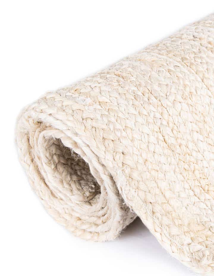 10' x 14' 1 Handmade Braided Jute Rug