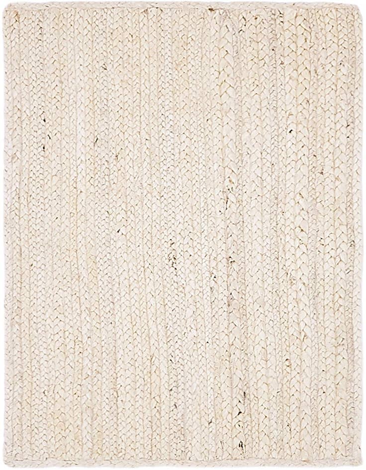 Detail image of 2' x 3' 1  Hand Braided Jute Rug