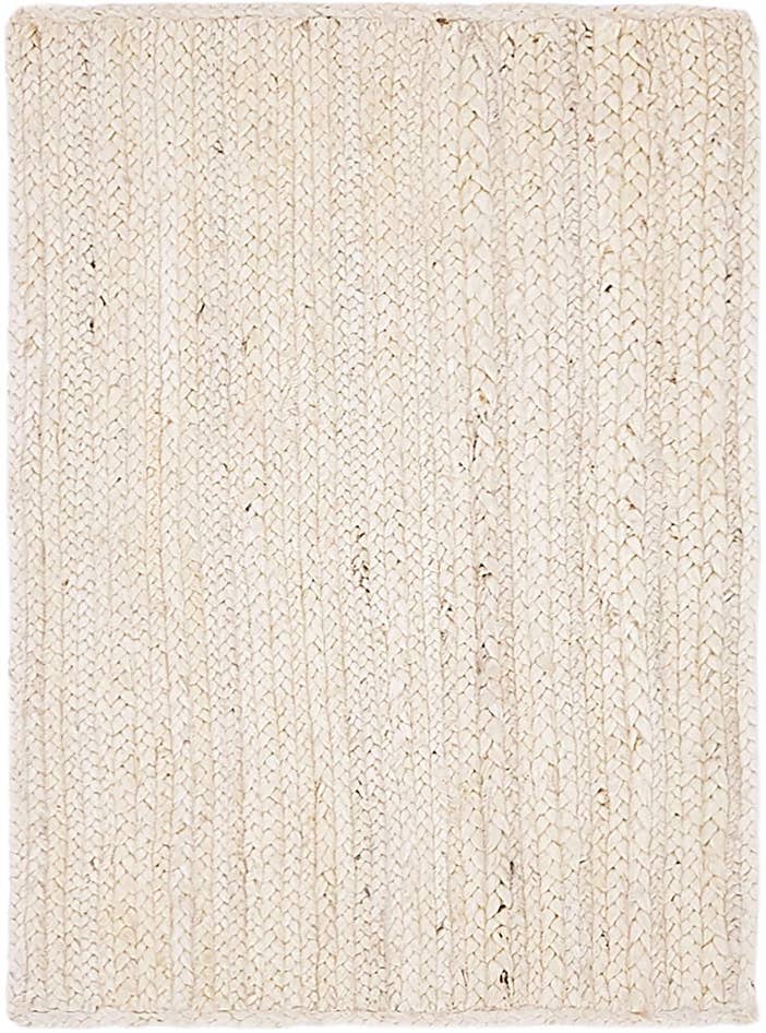 Detail image of 2' x 3' 1 Handmade Braided Jute Rug