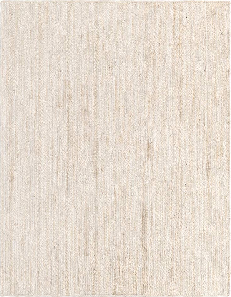 Detail image of 6' 1 x 9'  Hand Braided Jute Rug