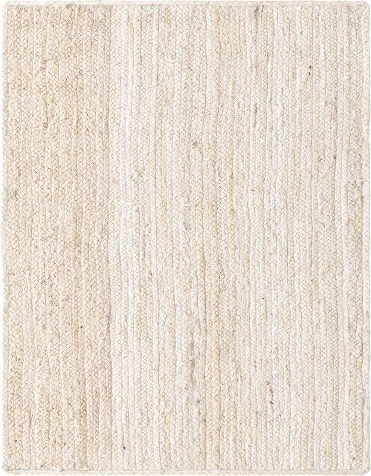 Detail image of 3' 3 x 5' 1 Handmade Braided Jute Rug