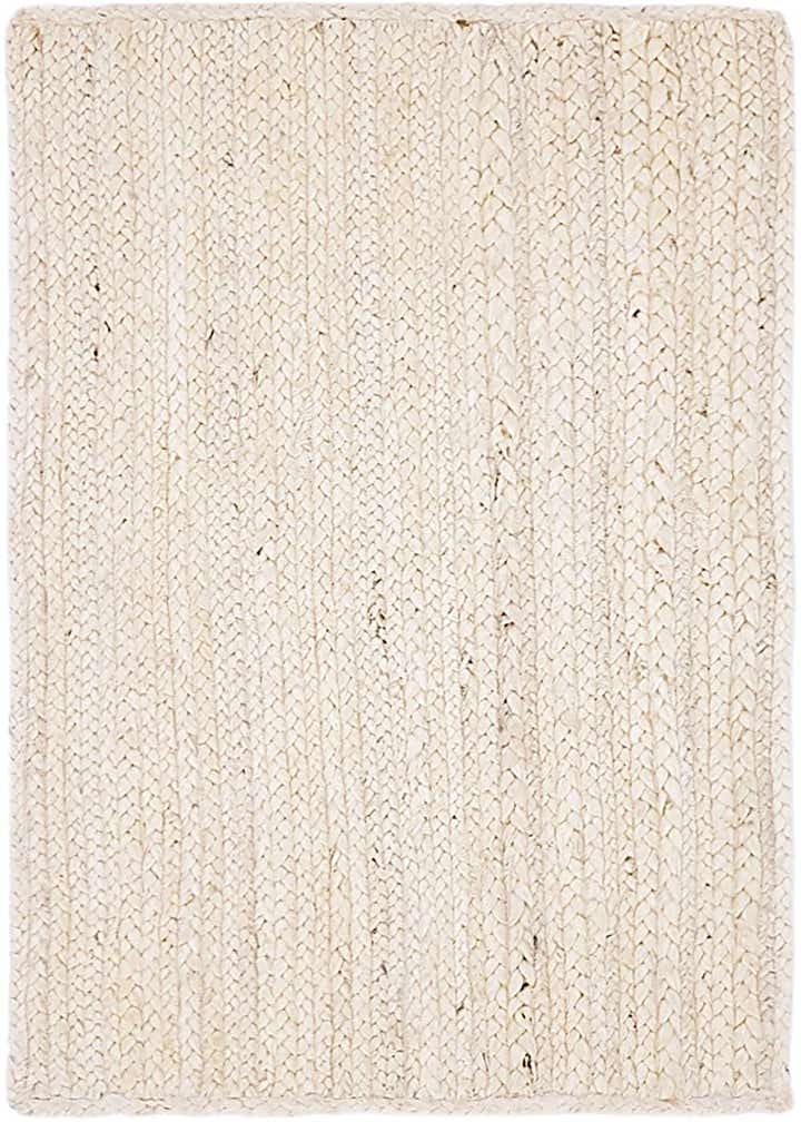 1' 8 x 3' 3 Handmade Braided Jute Rug