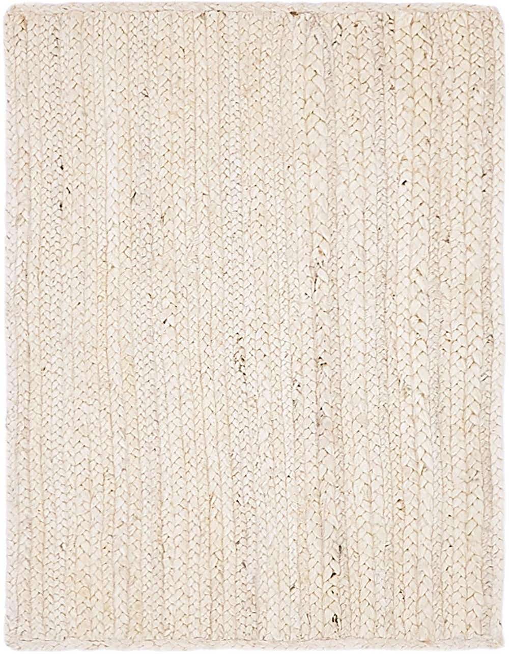 1' 8 x 3' 3 Handmade Braided Jute Rug