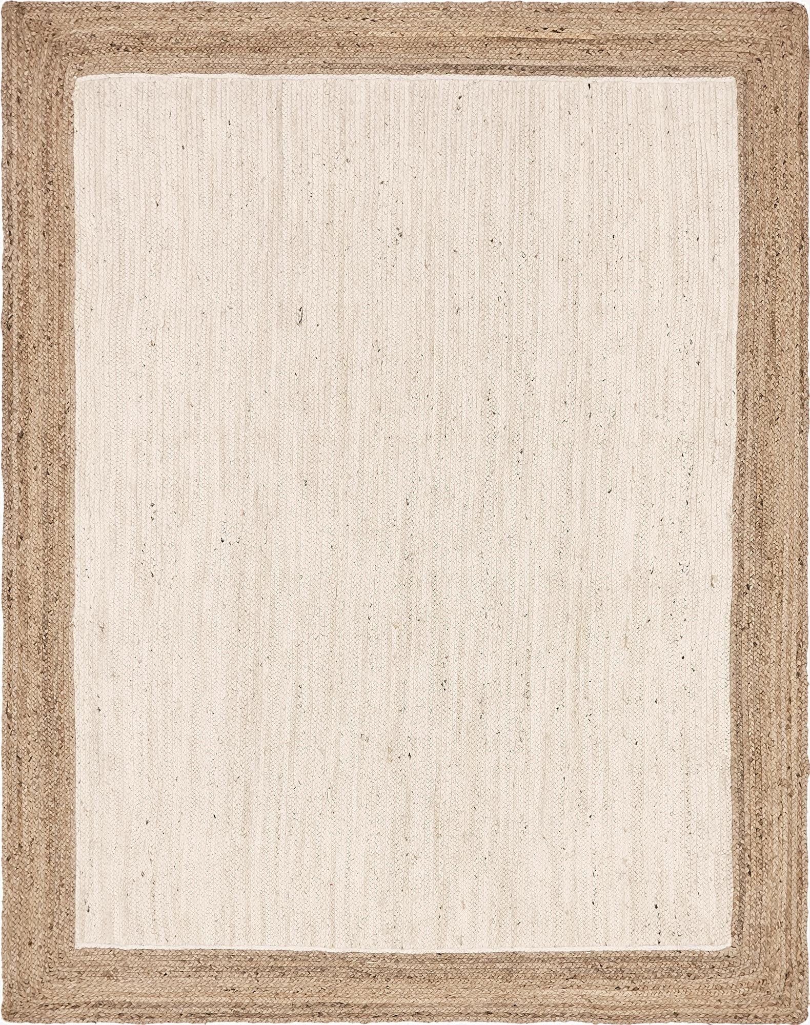 Primary image 8' x 10'  Hand Braided Jute Rug