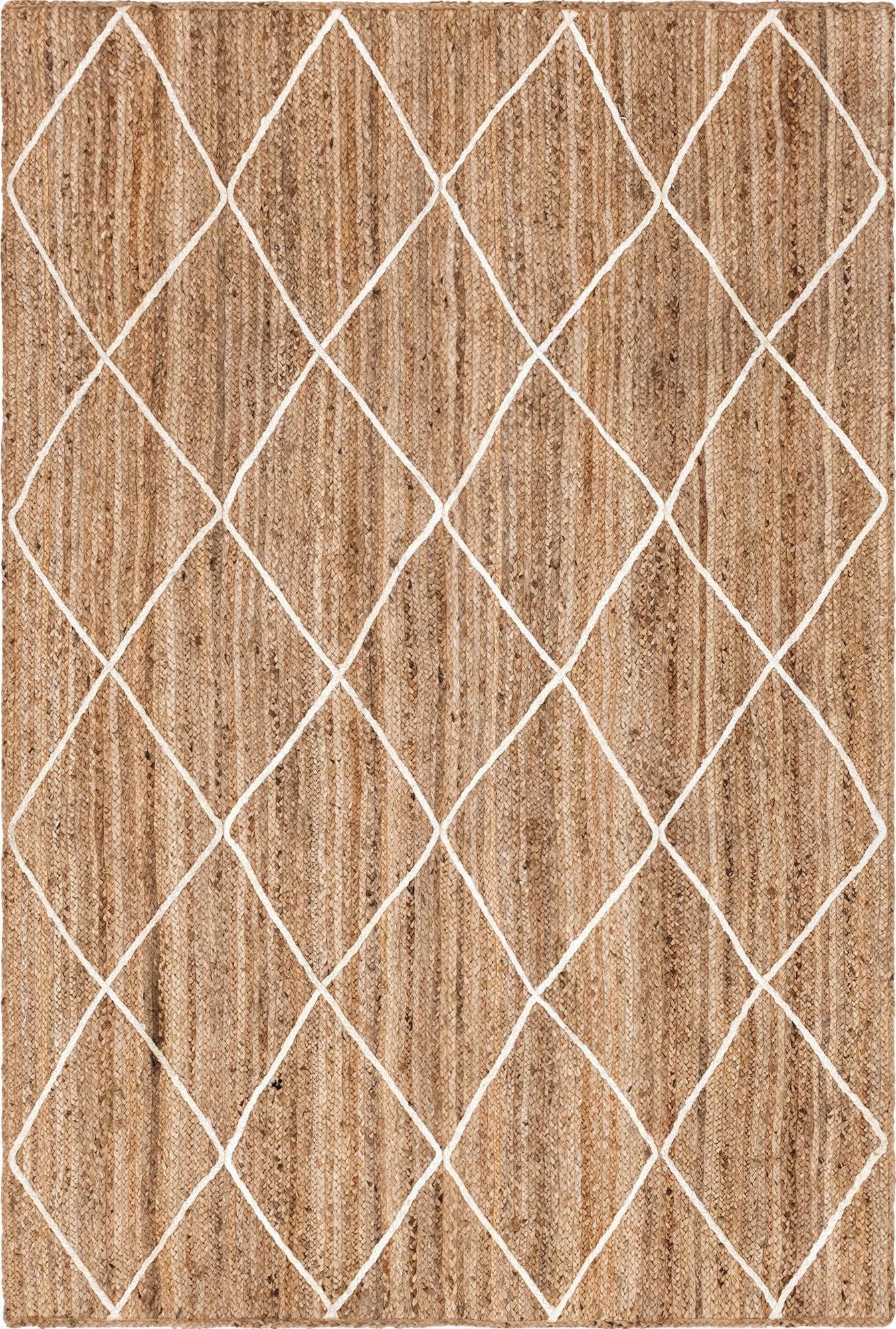 6' 1 x 9'  Hand Braided Jute Rug