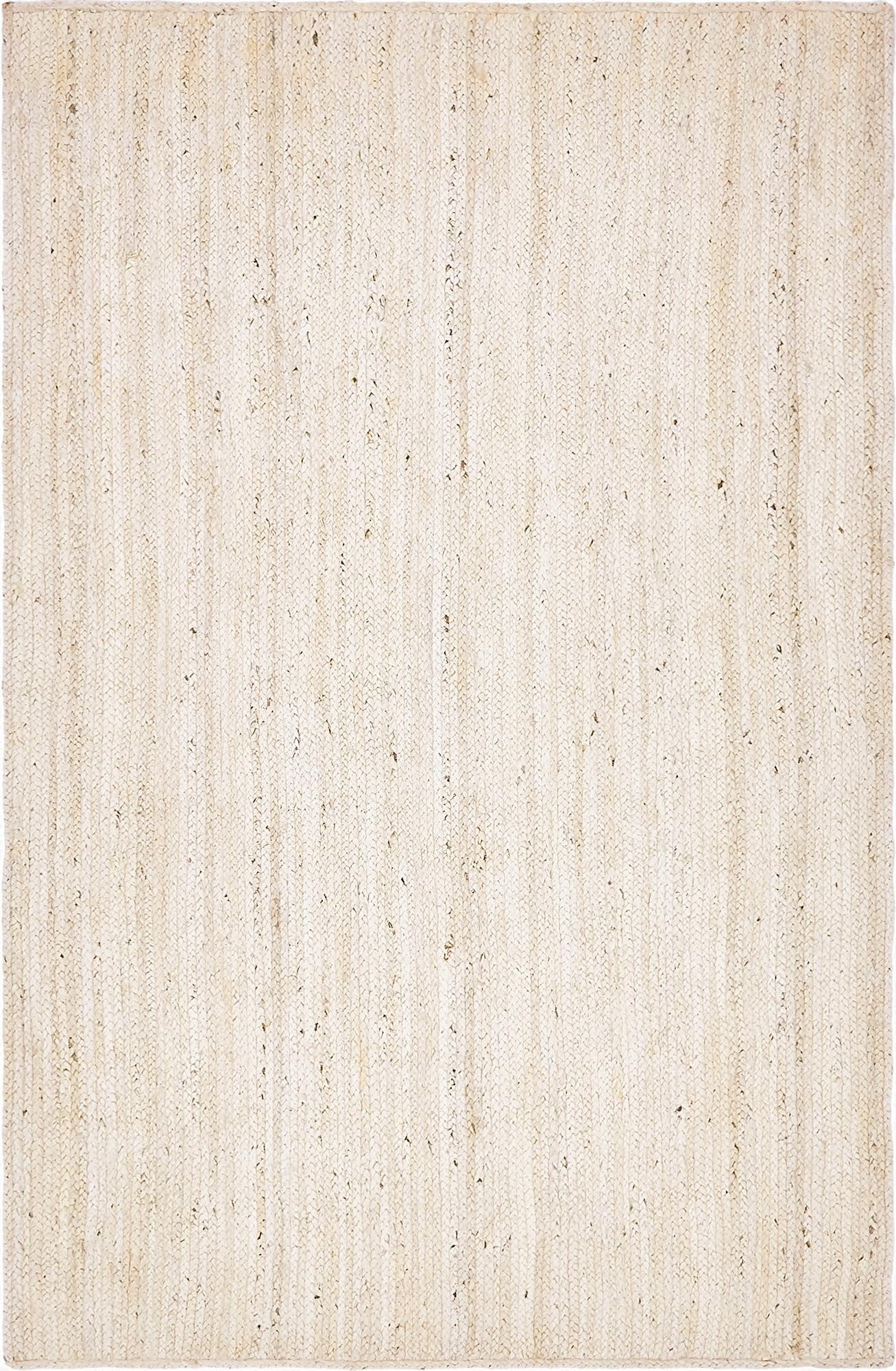 5' 1 x 8'  Hand Braided Jute Rug