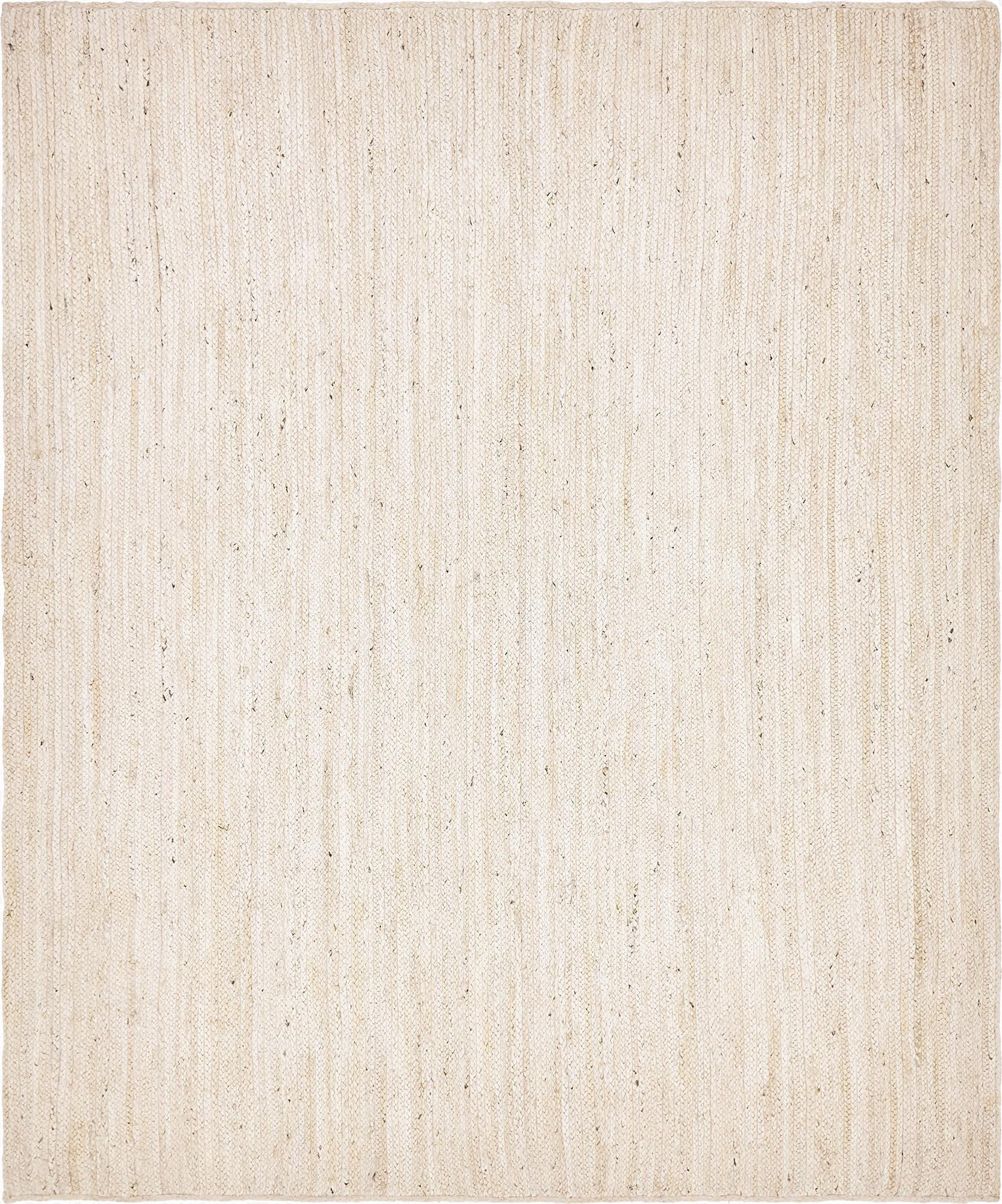 Primary image 8' x 10'  Hand Braided Jute Rug