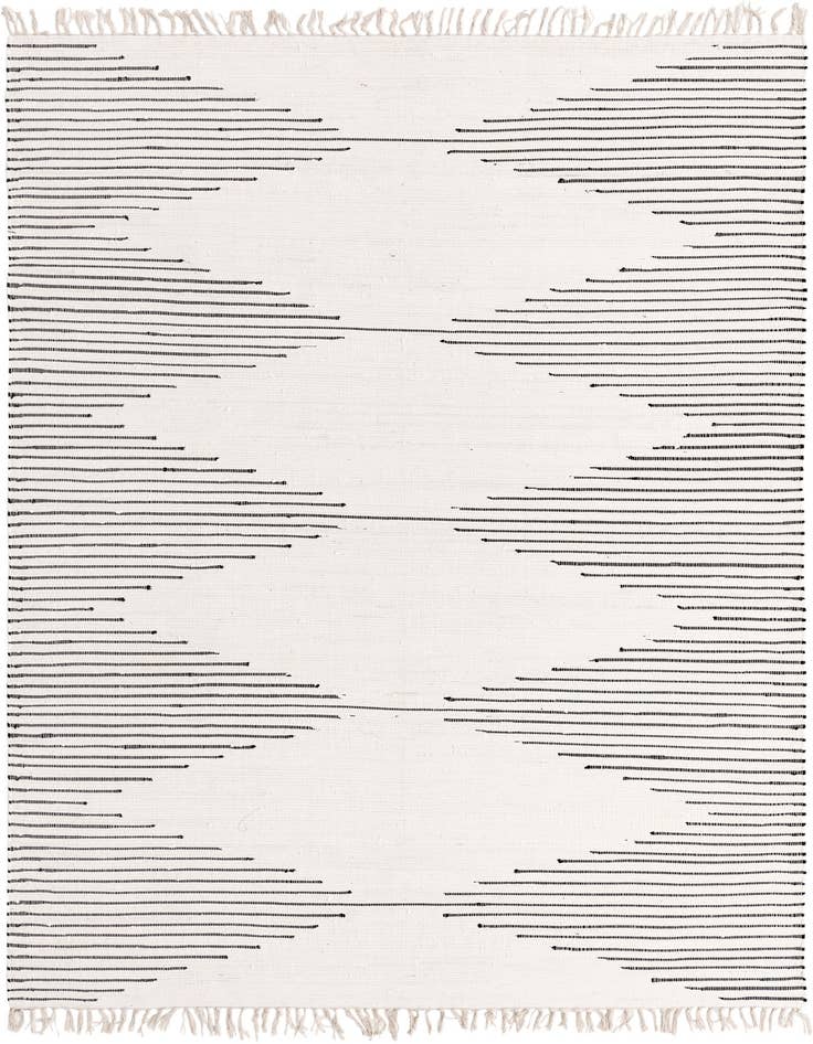 Detail image of 8' x 11' Hand Woven Chindi Cotton Rug