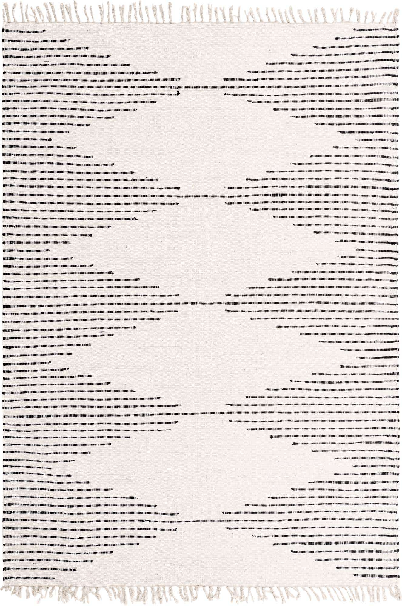 7' 1 x 10' Hand Woven Chindi Cotton Rug