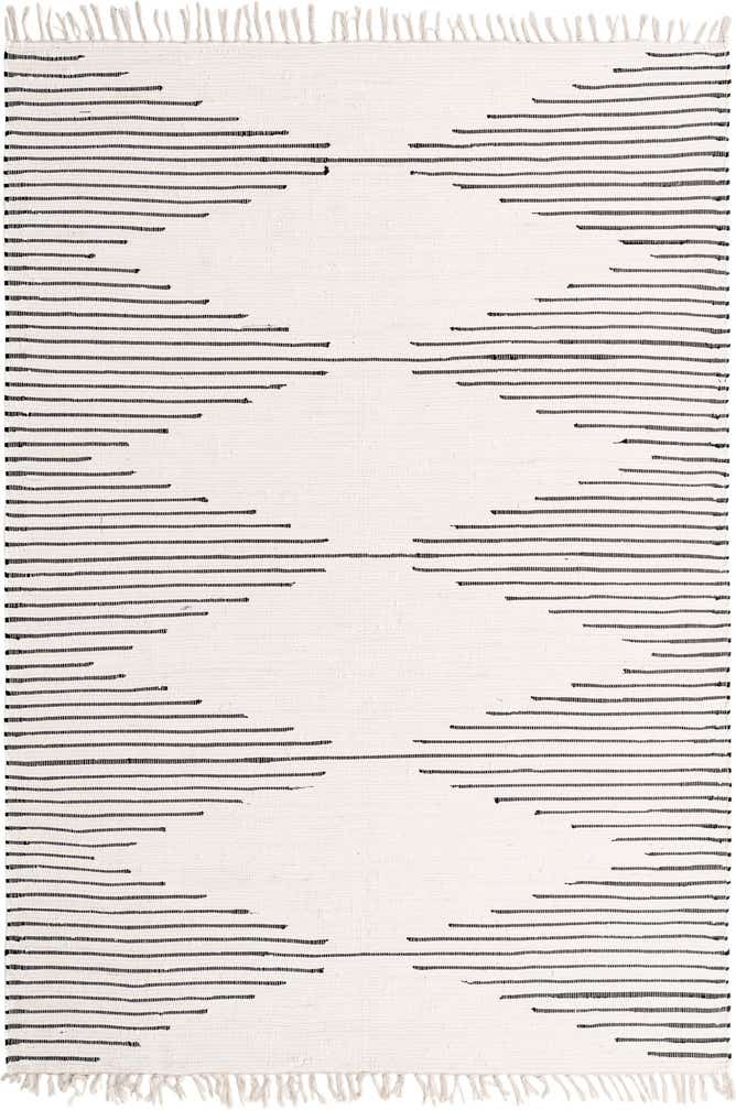 7' 1 x 10' Hand Woven Chindi Cotton Rug