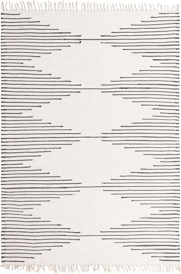Detail image of 7' 1 x 10' Hand Woven Chindi Cotton Rug