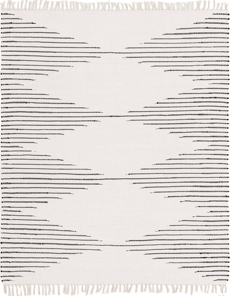 Detail image of 6' 1 x 9' Hand Woven Chindi Cotton Rug