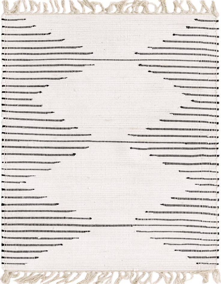 Detail image of 3' 3 x 5' 1 Hand Woven Chindi Cotton Rug