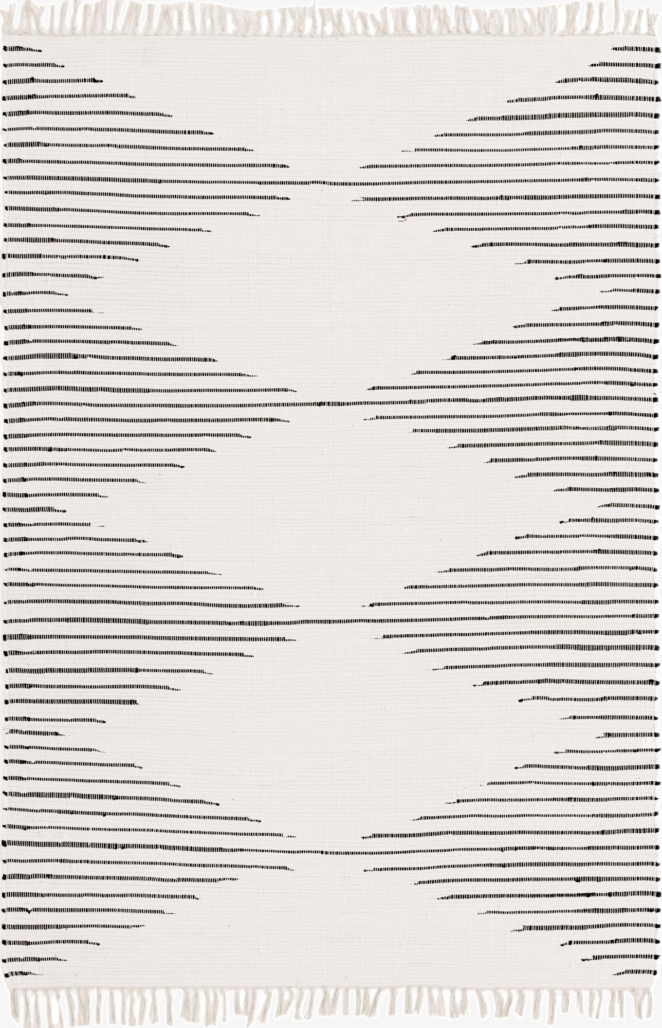 Primary image 6' 1 x 9'  Hand Woven Chindi Cotton Rug