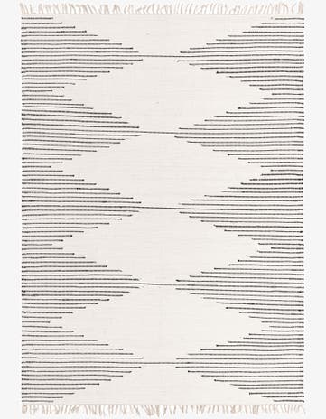 White Hand Woven Chindi Cotton Rug