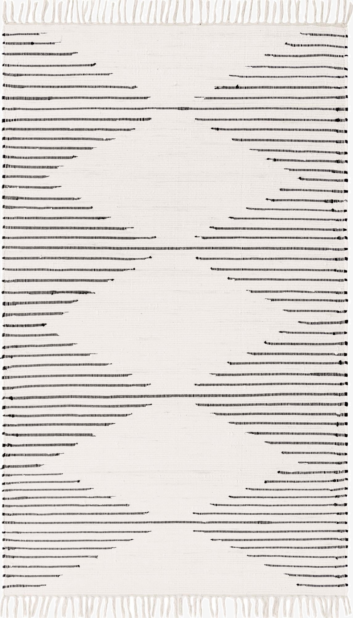 155cm x 245cm  Hand Woven Chindi Cotton Rug