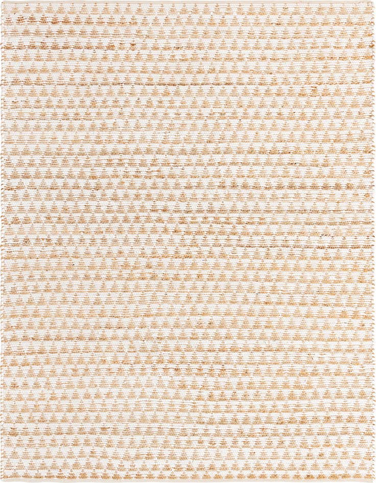 Detail image of 8' x 11' Hand Woven Chindi Jute Rug