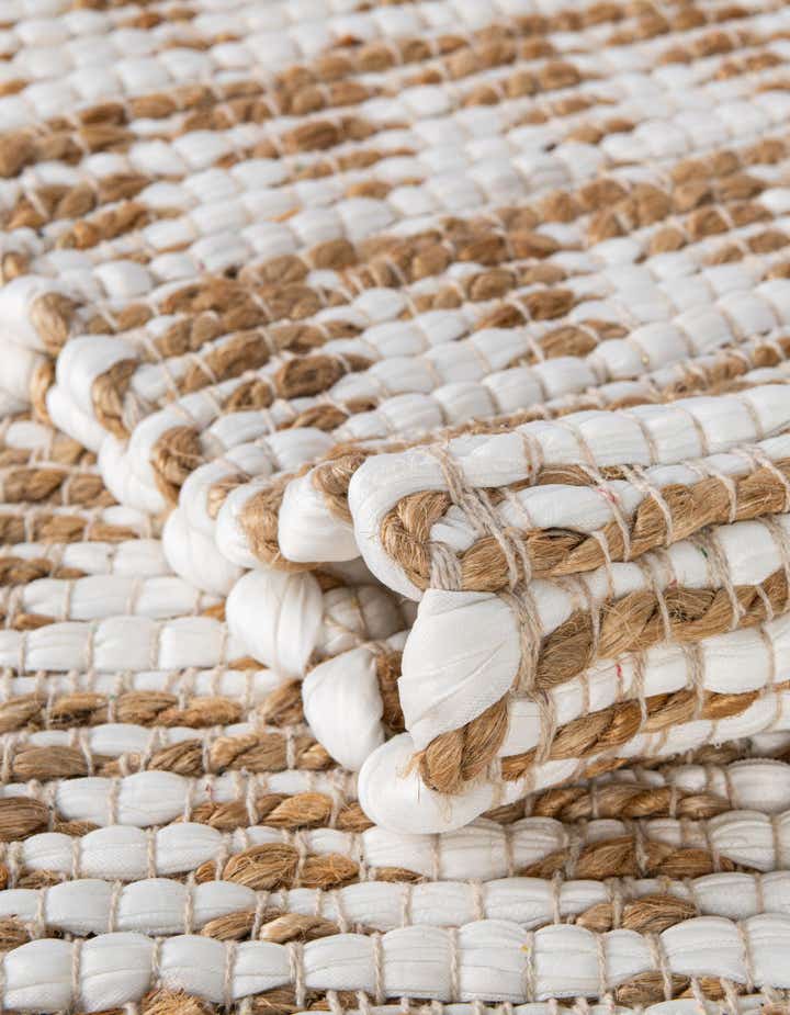 10' x 14' 1 Hand Woven Chindi Jute Rug