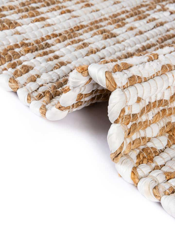 10' x 14' 1 Hand Woven Chindi Jute Rug