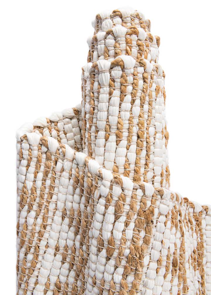 10' x 14' 1 Hand Woven Chindi Jute Rug