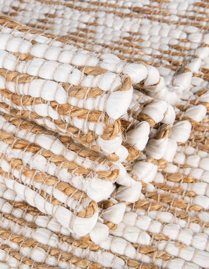 10' x 14' 1 Hand Woven Chindi Jute Rug