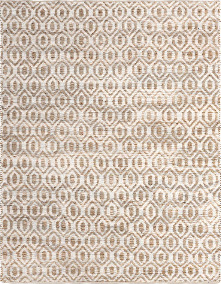 Detail image of 10' x 14' 1 Hand Woven Chindi Jute Rug
