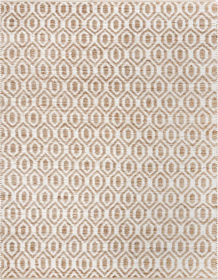 Detail image of 9' x 12' Hand Woven Chindi Jute Rug