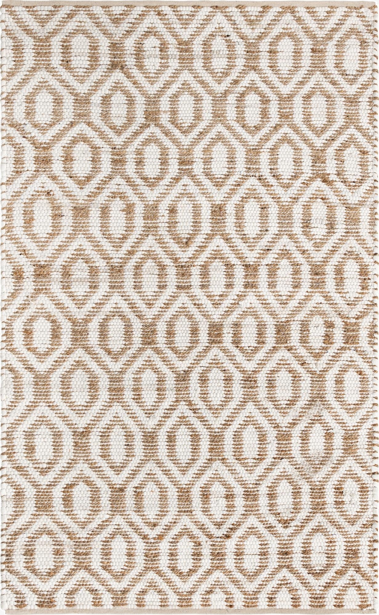 Primary image 5' 1 x 8'  Hand Woven Chindi Jute Rug