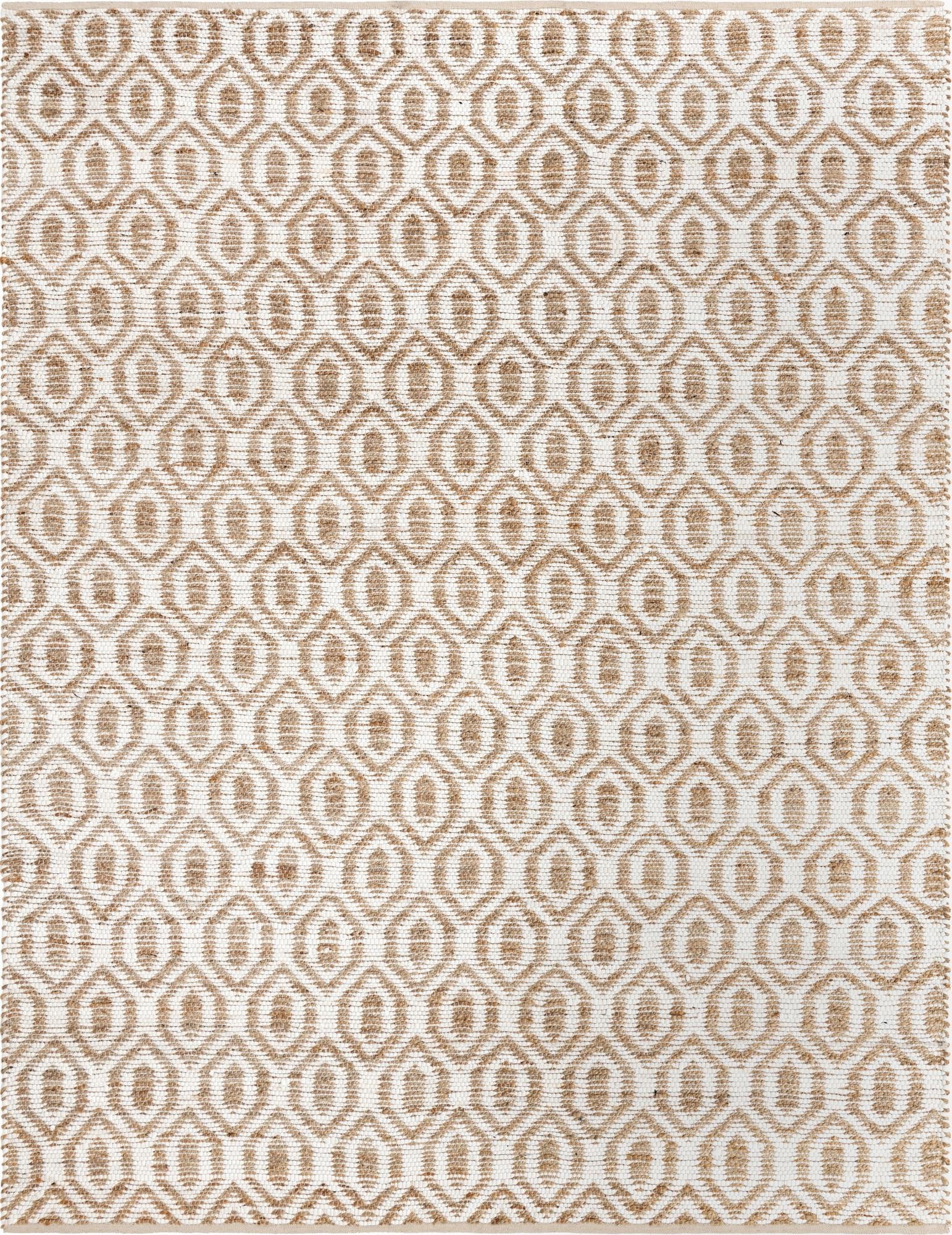 9' x 12'  Hand Woven Chindi Jute Rug