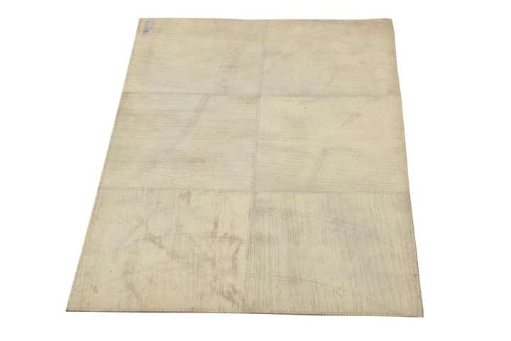 2' 1 x 3' Cowhide Leather Rug