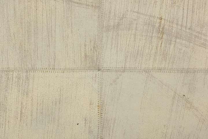 2' 1 x 3' Cowhide Leather Rug