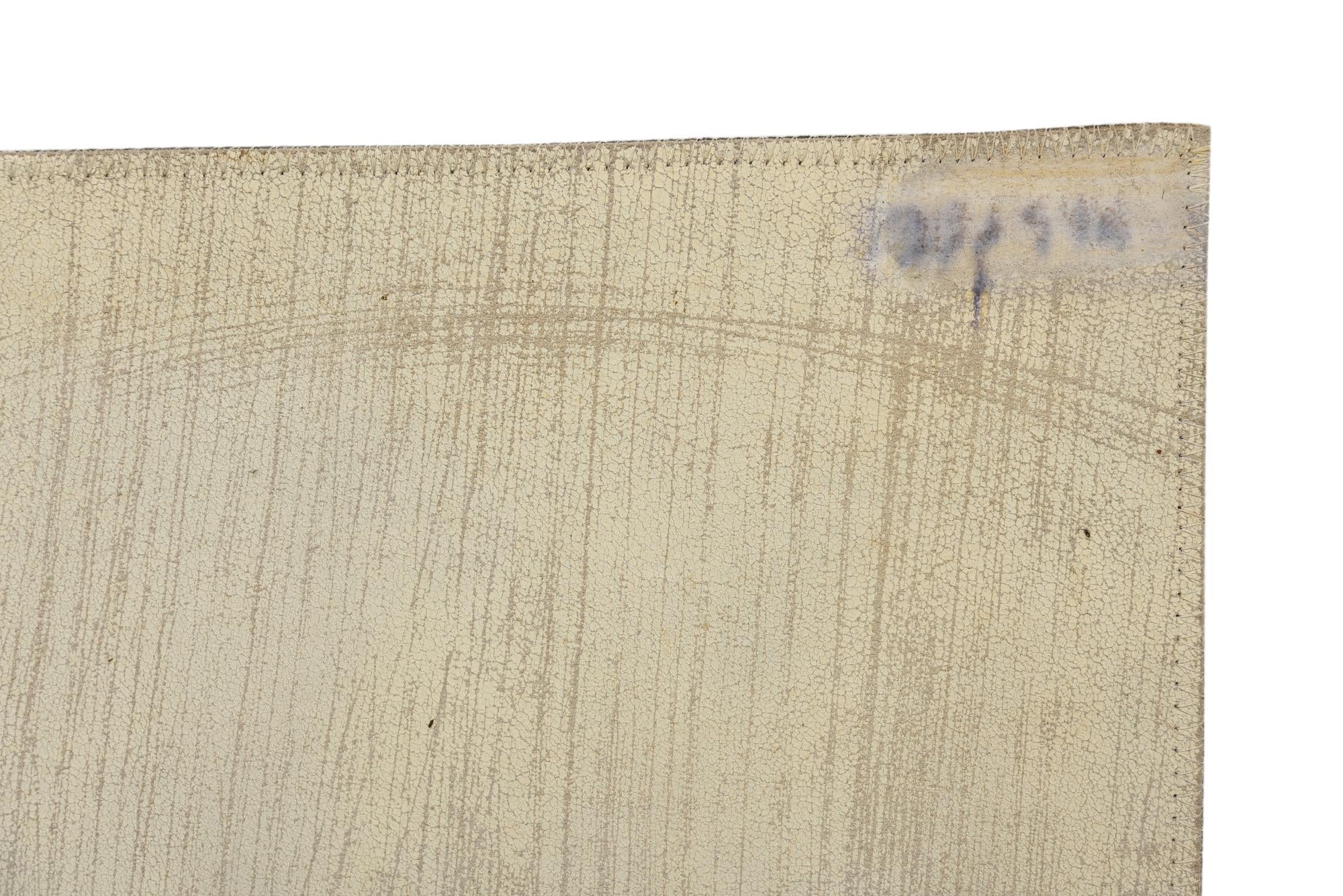 2' 1 x 3' Cowhide Leather Rug