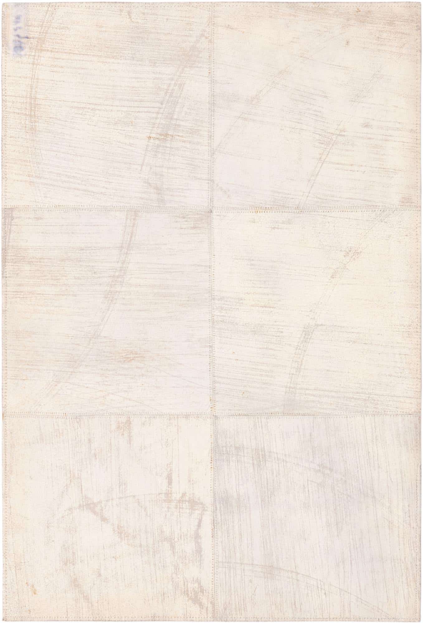 2' 1 x 3' Cowhide Leather Rug