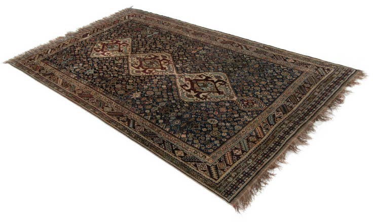 Detail image of 4' 11 x 8' 4 Ghashghai Wool Rug