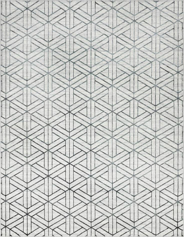 Detail image of 9' 10 x 14' Lattice Trellis Rug