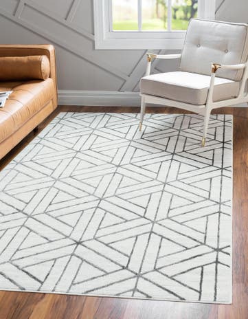 8' x 10' Lattice Trellis Rug