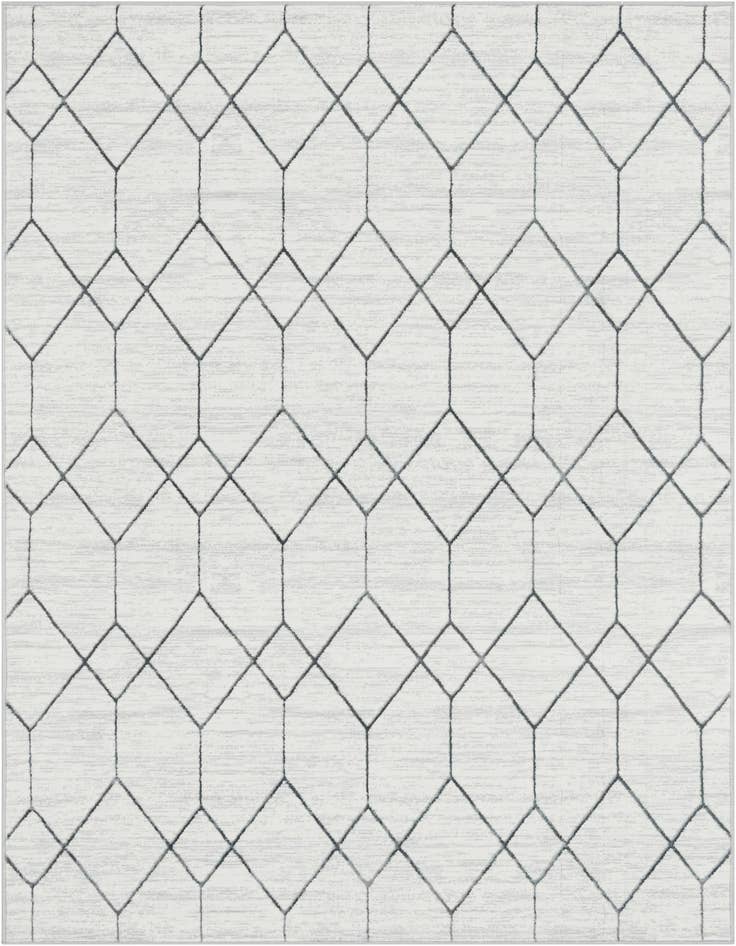 Detail image of 6' x 9' Lattice Trellis Rug
